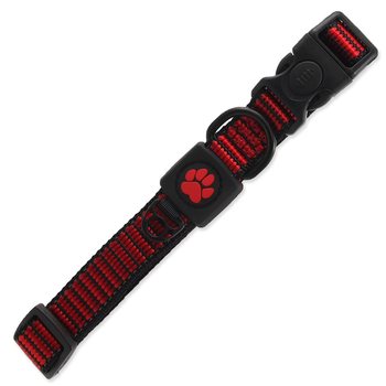 Obojek Active Dog Strong M červený 2x34-49cm-KS