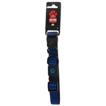 Obojek Active Dog Strong L modrý 2,5x45-68cm-KS