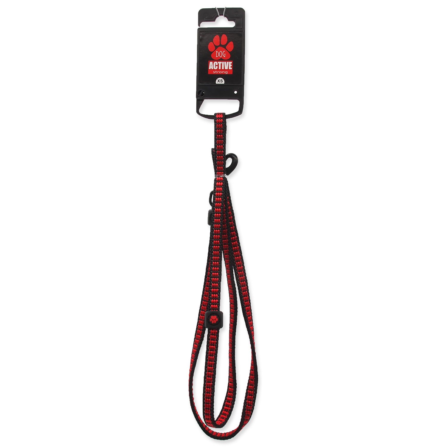 Vodítko Active Dog Strong XS červené 1x120cm-KS