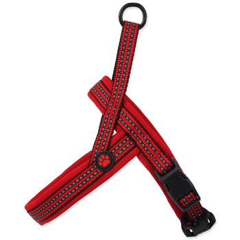 Postroj Active Dog Neoprene XS červený 1,5x40-45cm-KS