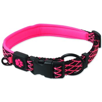 Obojek Active Dog Mystic M růžový 2x44-55cm-KS