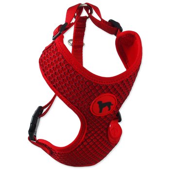 Postroj Active Dog Mellow L červený 2x45-65cm-KS
