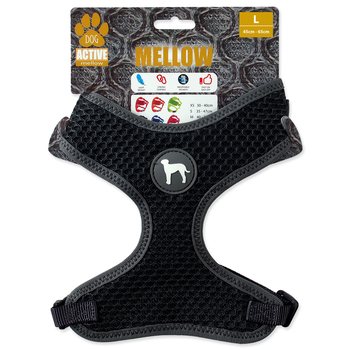 Postroj Active Dog Mellow L šedý 2x45-65cm-KS