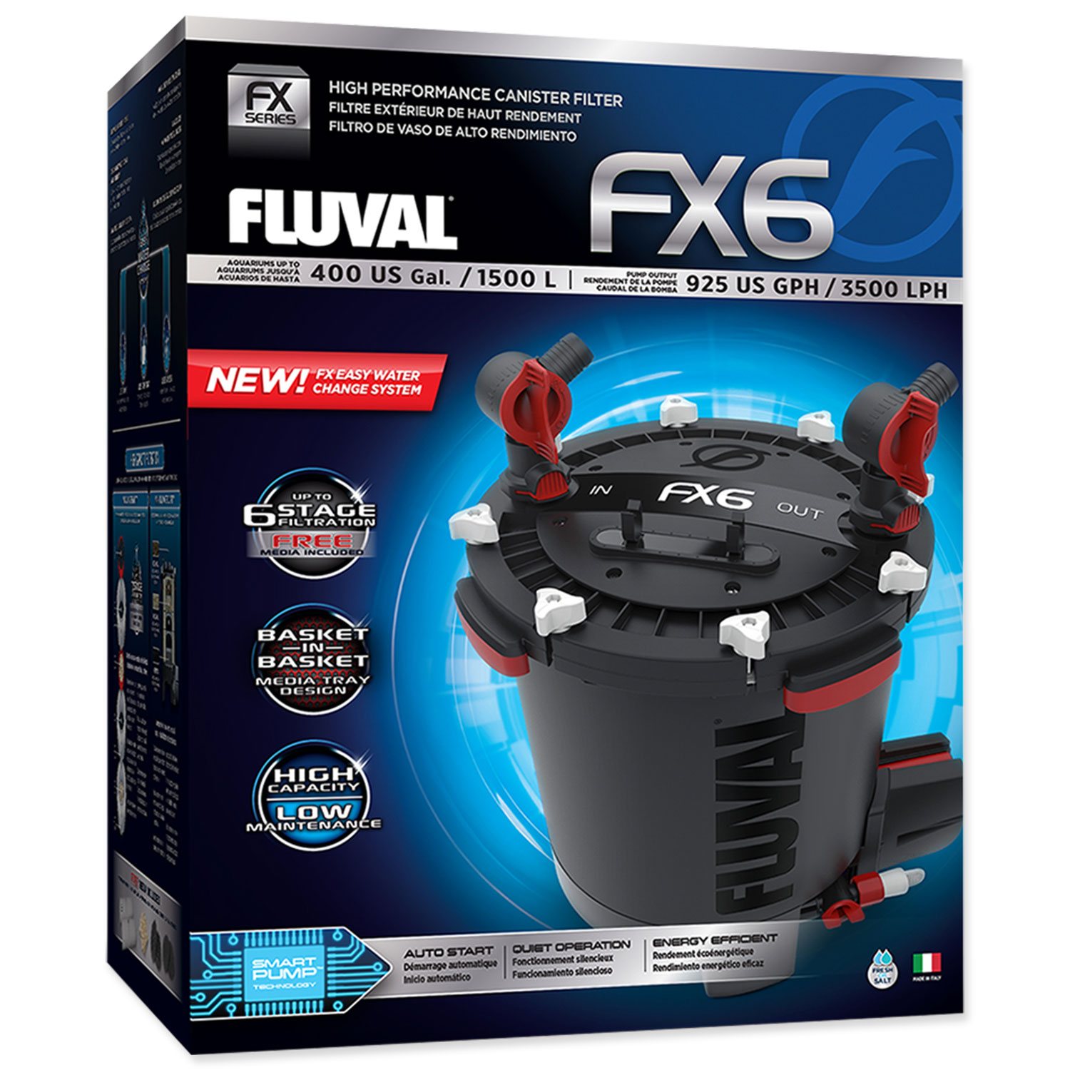 Filtr Fluval FX-6 vnější, 3500l/h-KS