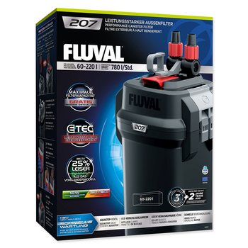 Filtr Fluval 207 vnější, 780l/h, 10W-KS
