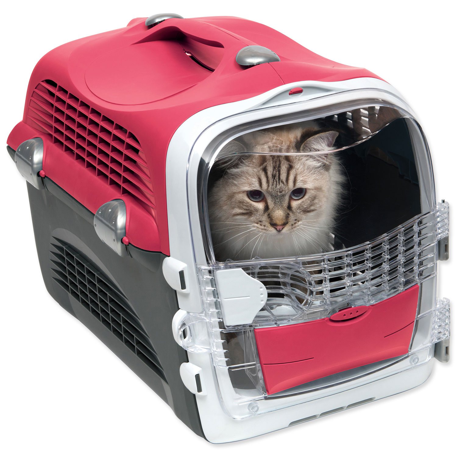 Přepravka Catit Cabrio tmavě červená-KS