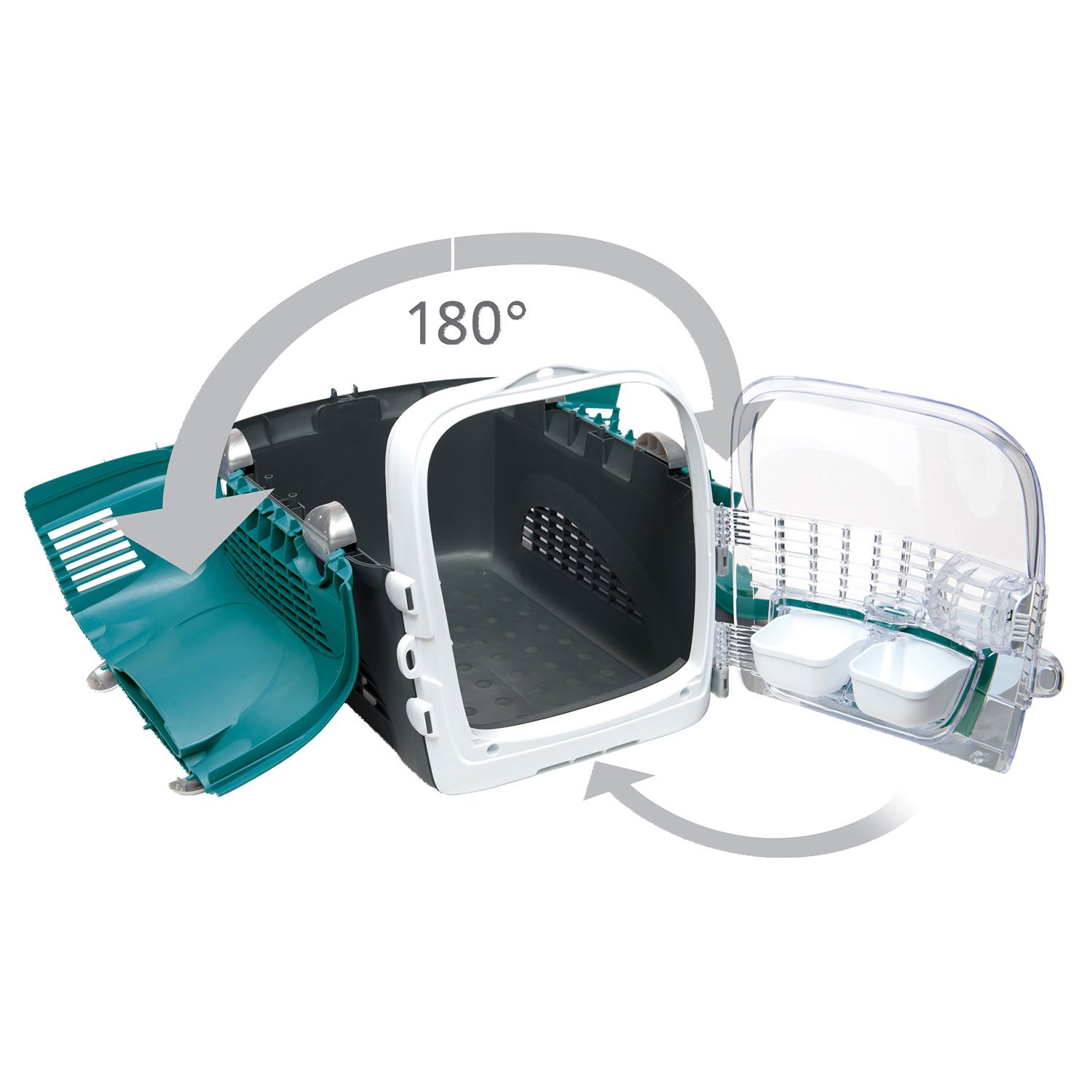 Přepravka Catit Cabrio tyrkysová-KS