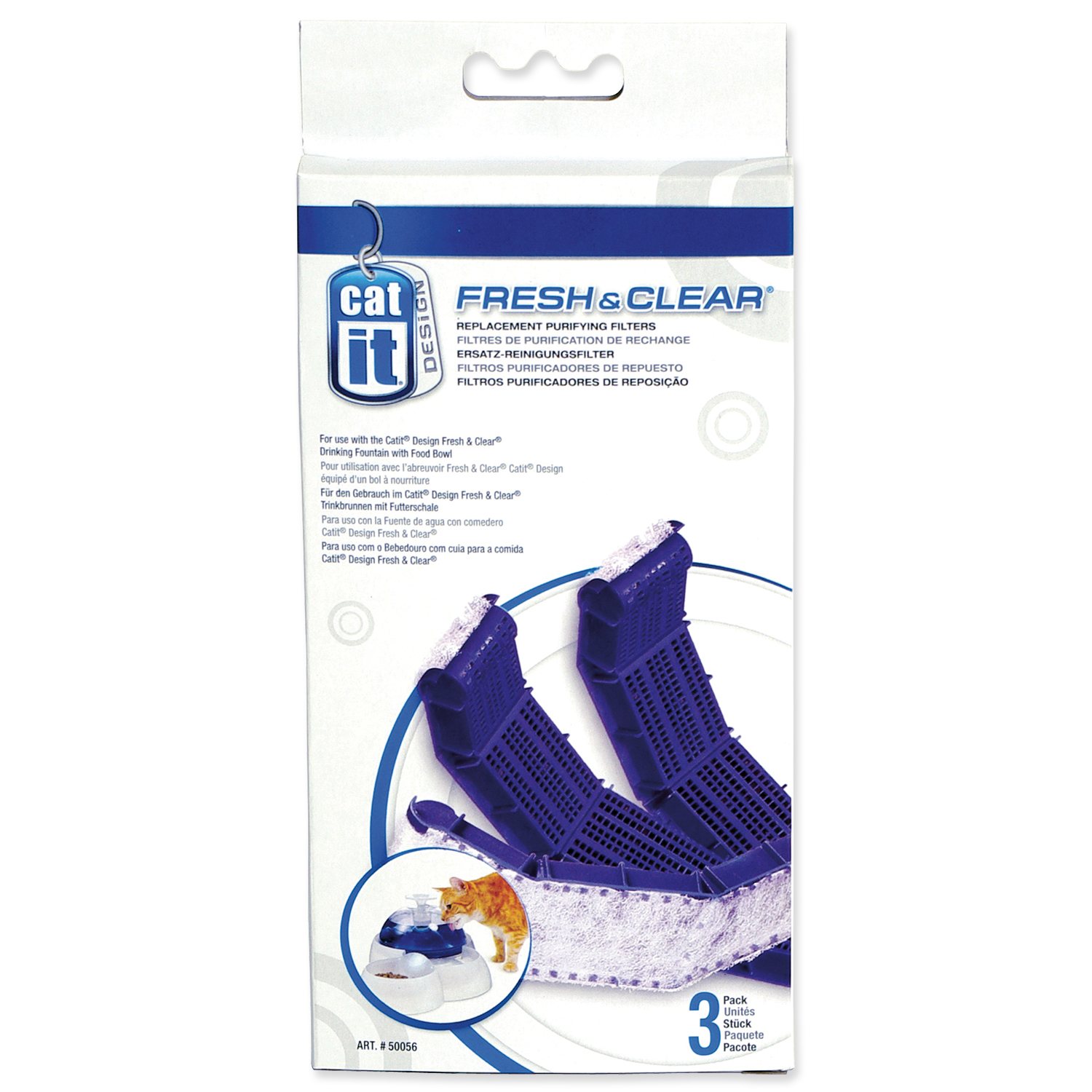 Náplň Catit uhlí a molitan pro velkou fontánu 3ks-KS