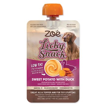 Pochoutka Zoë Licky Snack batáty s kachním masem, 85 g-KS