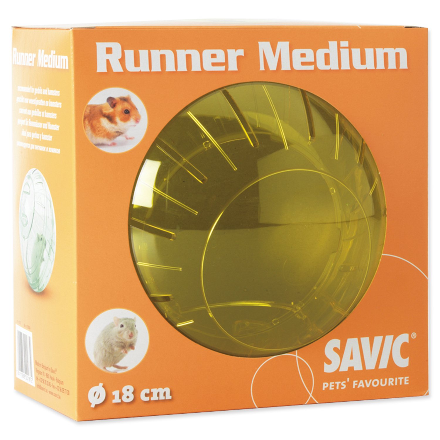 Hračka Savic koule Hamster plast 18cm-KS