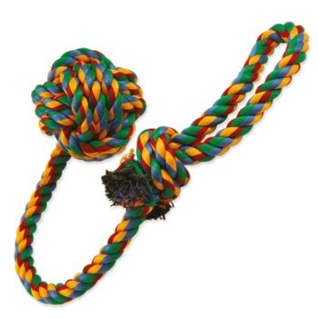 Hračka Dog Fantasy přetahovadlo házecí barevné 55cm-KS