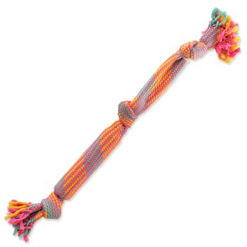 Hračka Dog Fantasy přethovadlo barevné se zvukem vzor 1, 3 knoty 53cm-KS