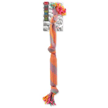 Hračka Dog Fantasy přethovadlo barevné se zvukem vzor 1, 3 knoty 53cm-KS