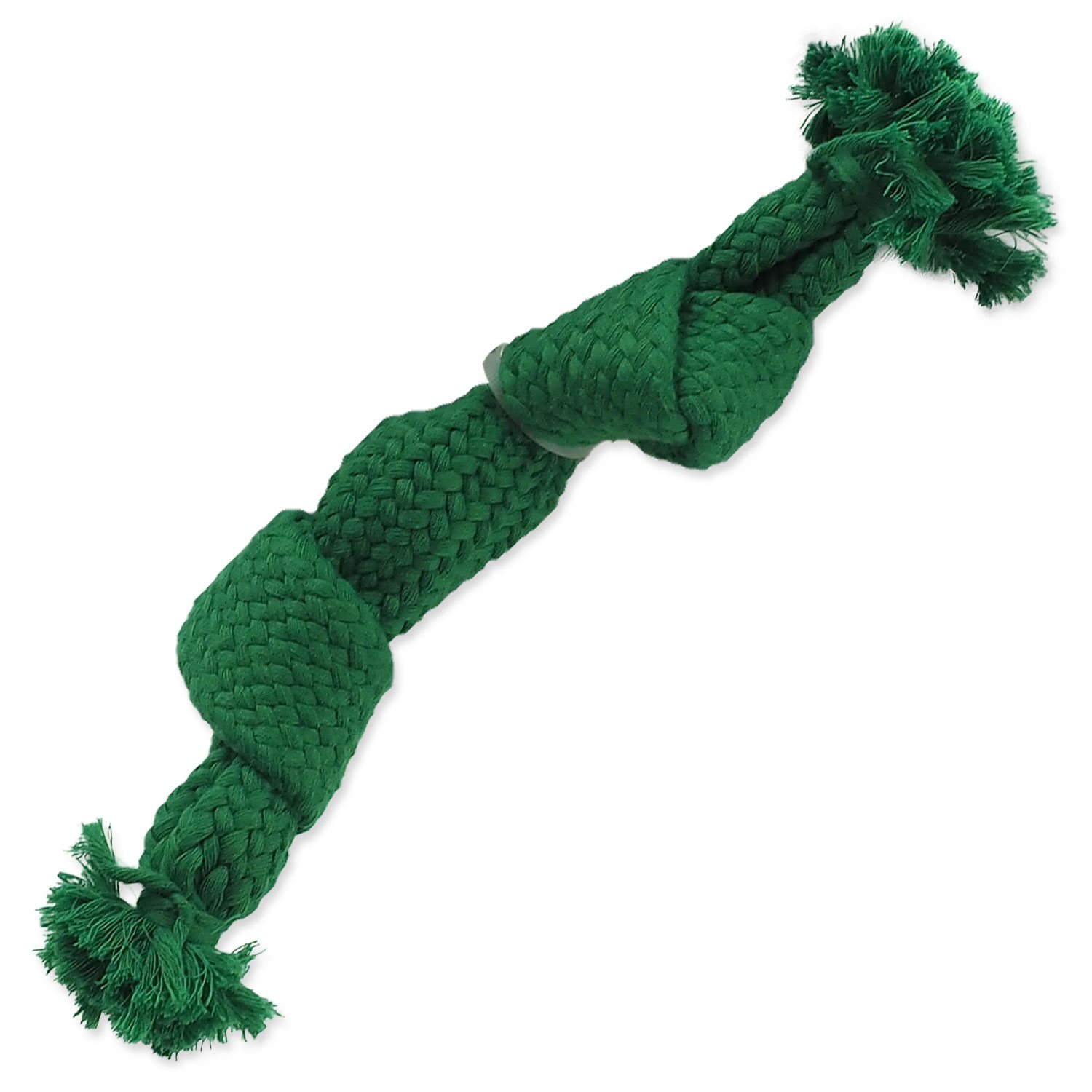 Hračka Dog Fantasy uzel pískací zelený 2 knoty 22cm-KS