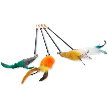 Hračka Flamingo Nouk šidítko teleskopické mix barev 61-142cm-KS