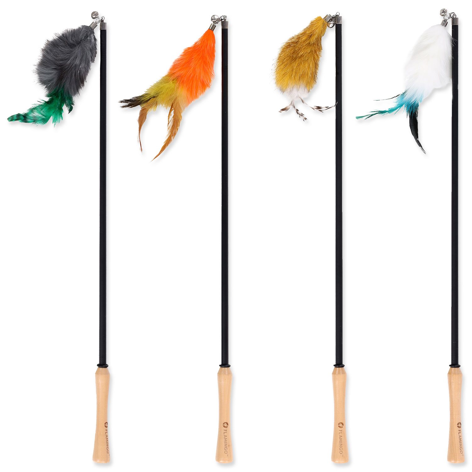 Hračka Flamingo Nouk šidítko teleskopické mix barev 61-142cm-KS