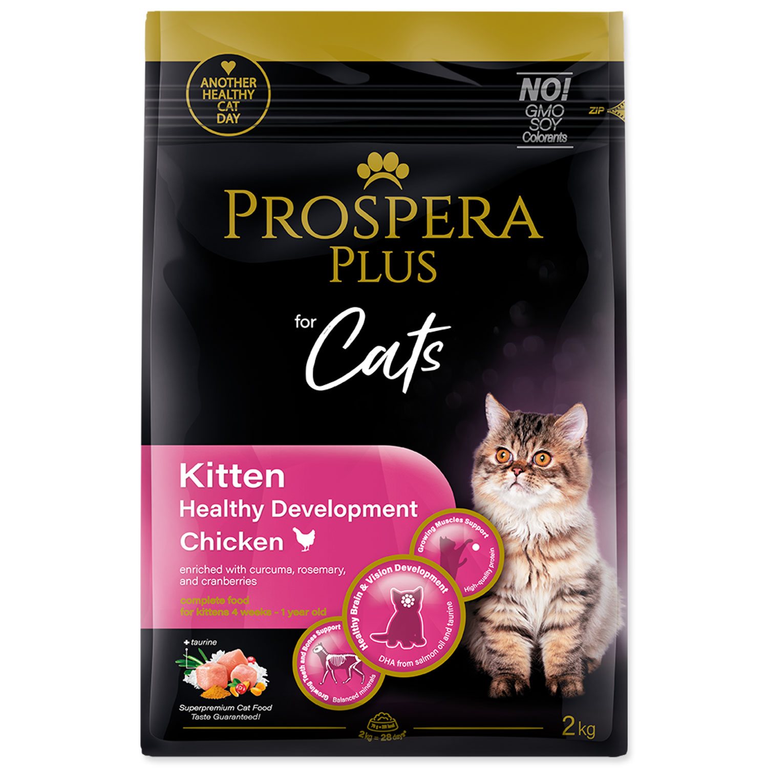 Krmivo Prospera Plus Kitten Chicken Healthy Development 2kg-KS