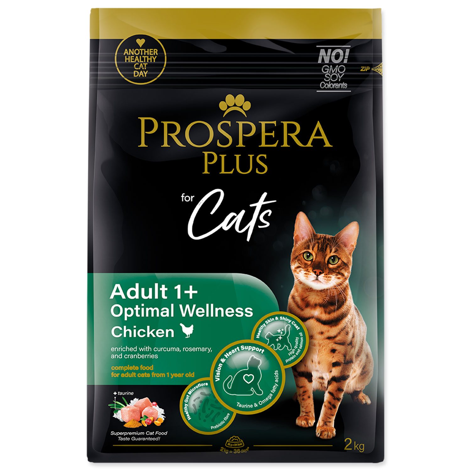 Krmivo Prospera Plus Adult 1+ Chicken  Optimal Wellness 2kg-KS