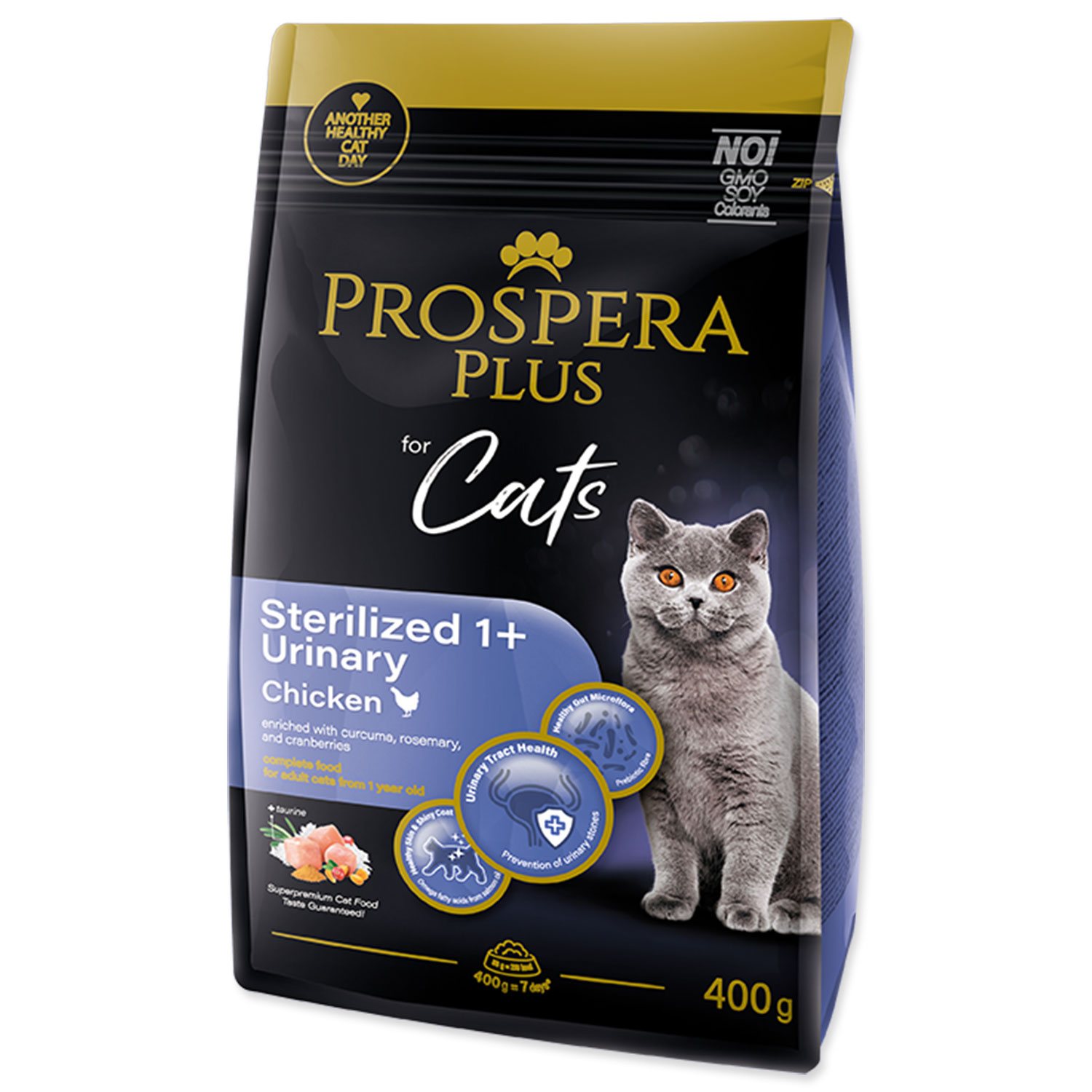Krmivo Prospera Plus Sterilized 1+ Chicken Urinary 0,4kg-KS