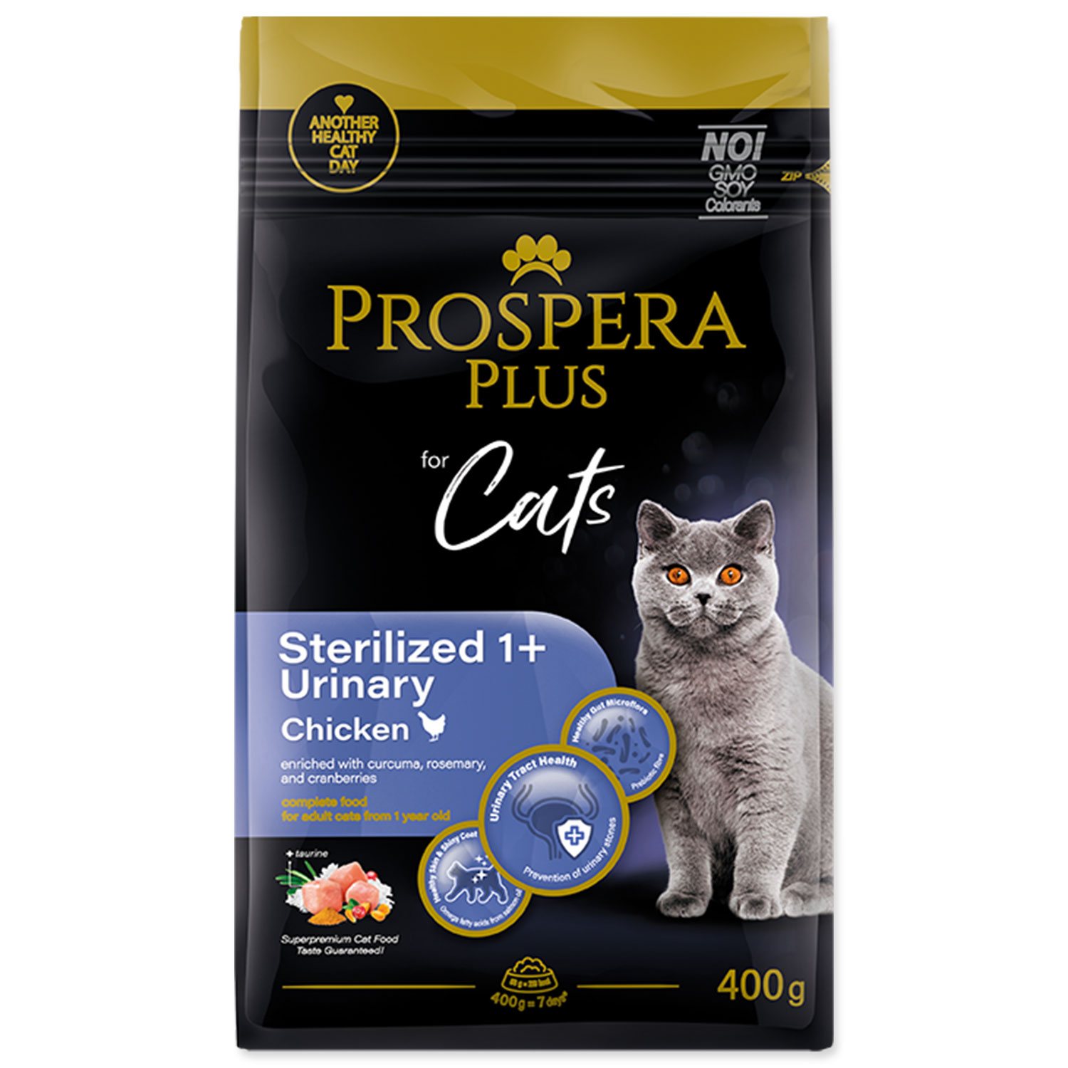 Krmivo Prospera Plus Sterilized 1+ Chicken Urinary 0,4kg-KS