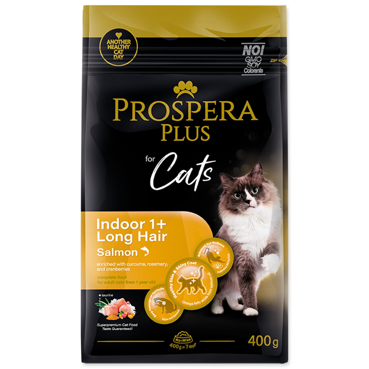 Krmivo Prospera Plus Indoor 1+ Salmon Long Hair 0,4kg-KS