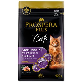 Krmivo Prospera Plus Sterilized 7+ Chicken Weight Balance 0,4kg-KS