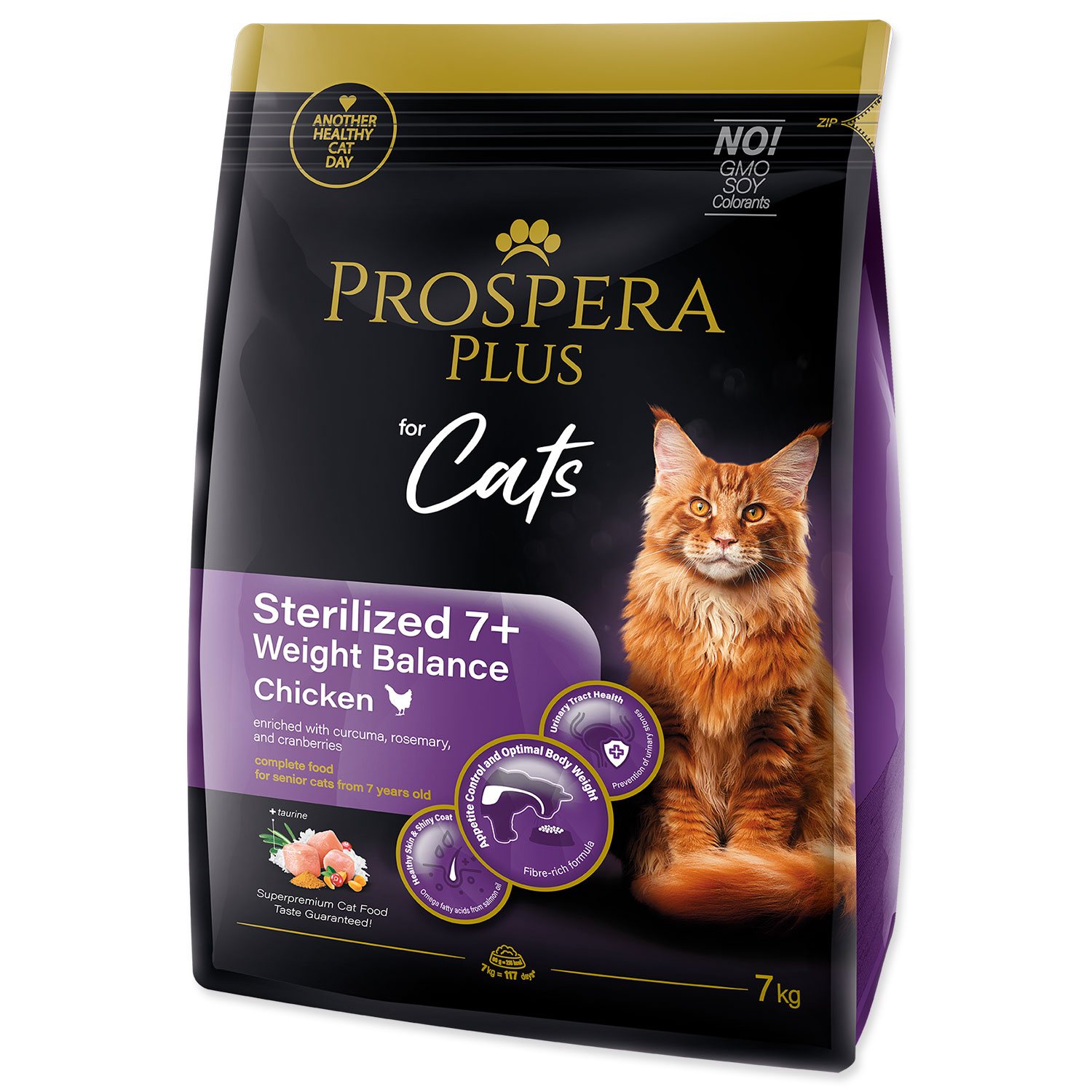 Krmivo Prospera Plus Sterilized 7+ Chicken Weight Balance 7kg