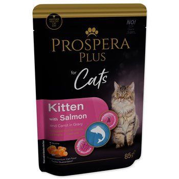 Kapsička Prospera Plus Kitten, Salmon, Carrot 85g-KS