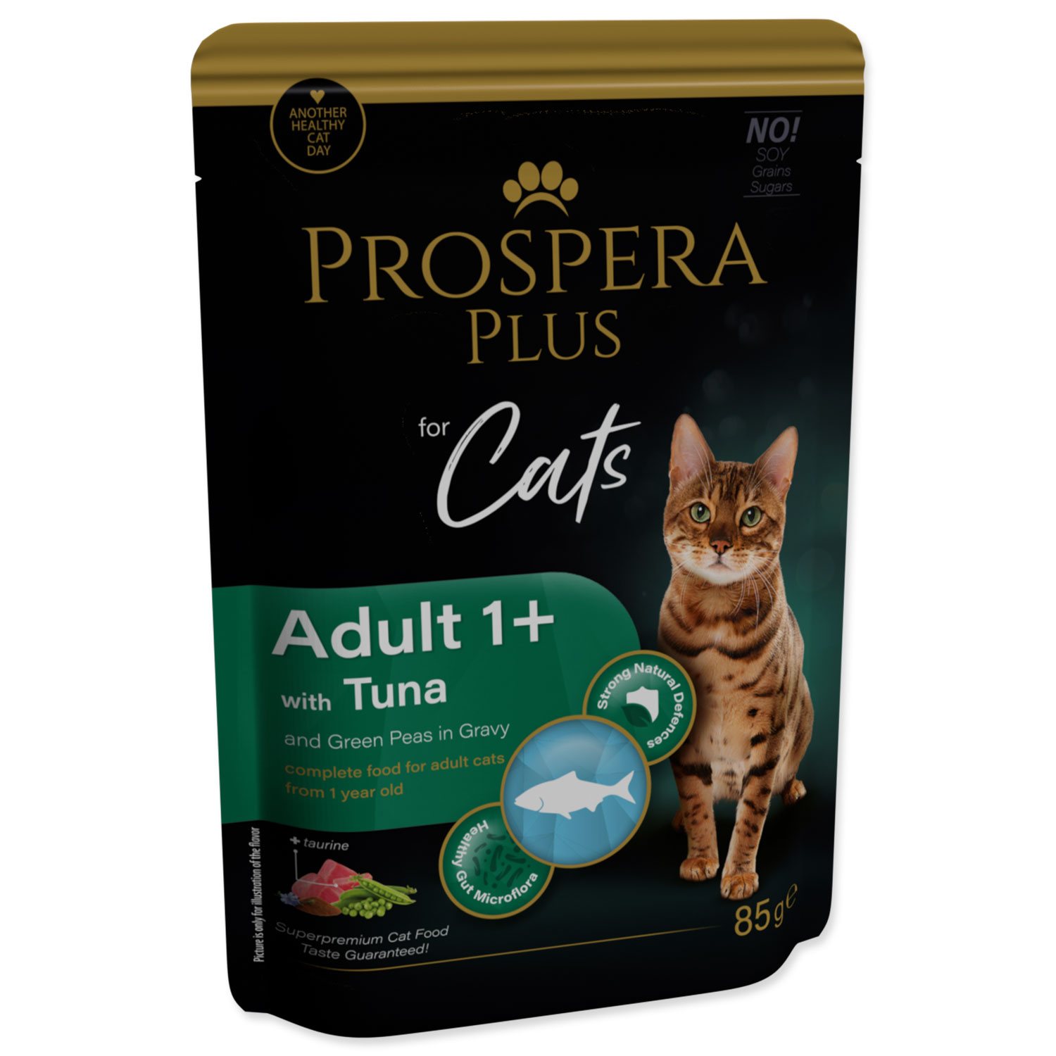 Kapsička Prospera Plus  Adult 1+, Tuna, Peas 85g-KS