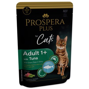 Kapsička Prospera Plus  Adult 1+, Tuna, Peas 85g-KS