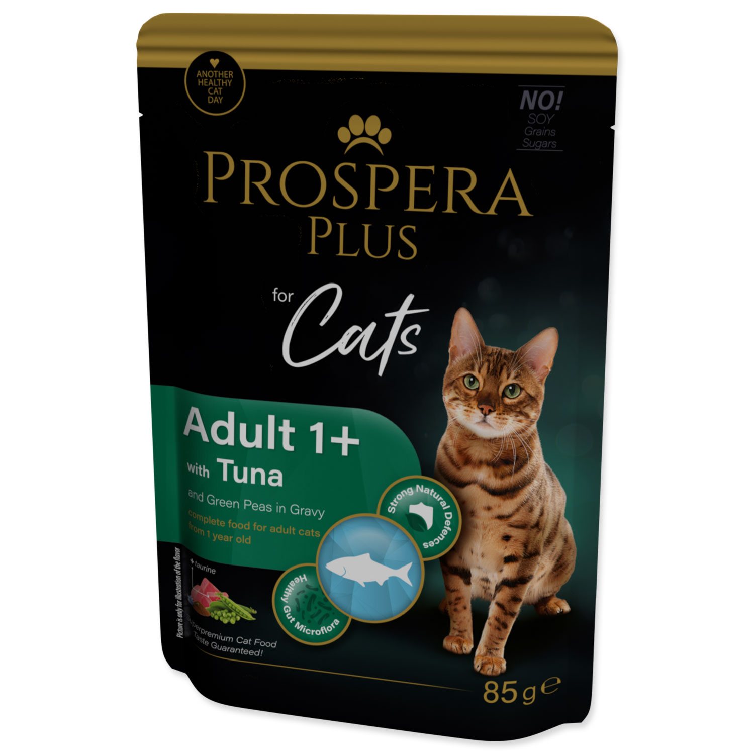 Kapsička Prospera Plus  Adult 1+, Tuna, Peas 85g-KS