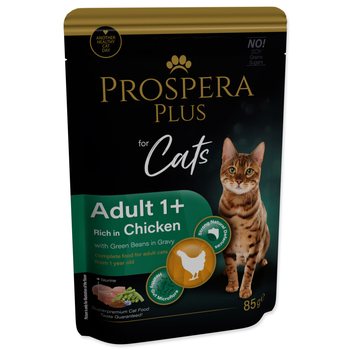 Kapsička Prospera Plus  Adult 1+, Chicken, Beans 85g-KS