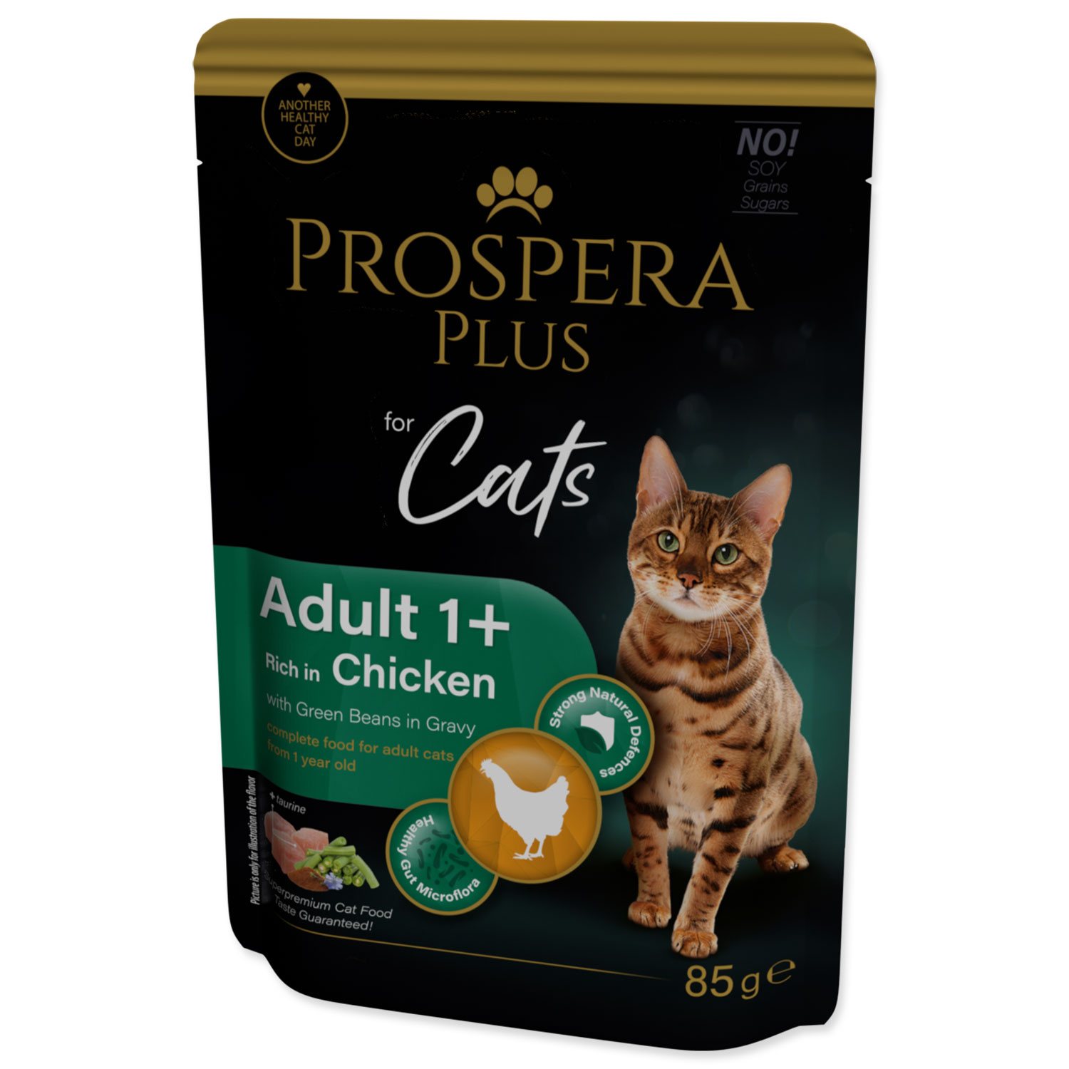 Kapsička Prospera Plus  Adult 1+, Chicken, Beans 85g-KS