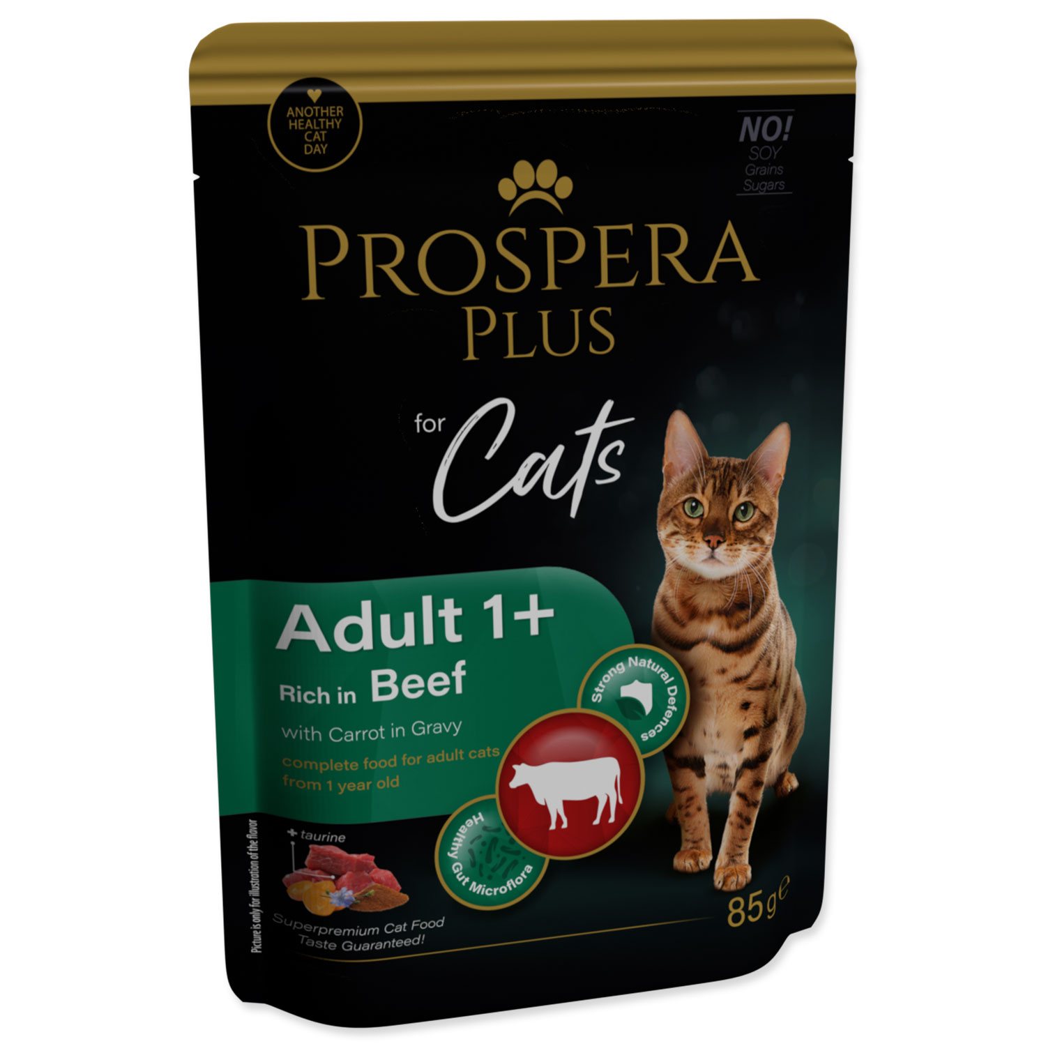 Kapsička Prospera Plus Adult 1+, Beef, Carrot 85g-KS