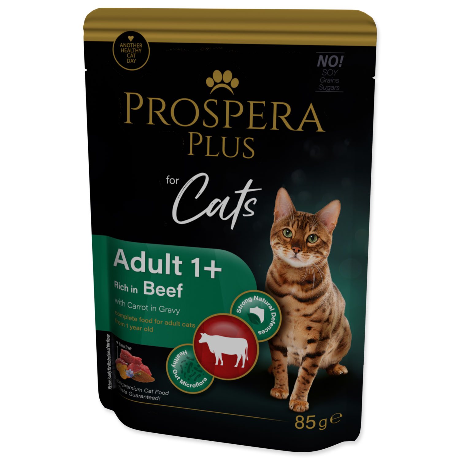 Kapsička Prospera Plus Adult 1+, Beef, Carrot 85g-KS