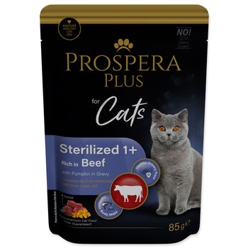 Kapsička Prospera Plus Sterilized 1+, Beef, Pumpkins 85g-KARTON