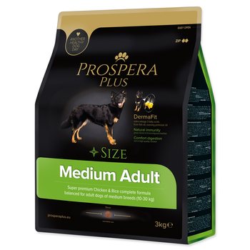 Krmivo Prospera Plus Medium Adult kuře s rýží 3kg-KS