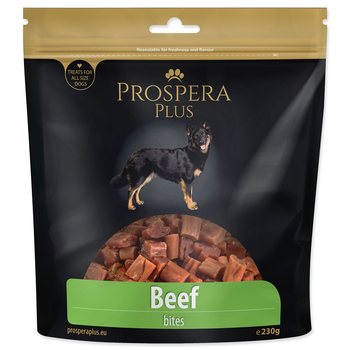 Pochoutka Prospera Plus hovězí kousky 230g-KS