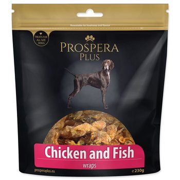 Pochoutka Prospera Plus kuřetem obalené rybičky 230g-KS
