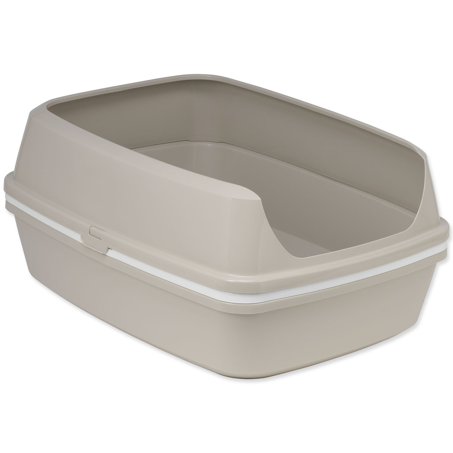 Toaleta Moderna Lift to Sift Large s roštem 50,2x38x23,7cm šedá