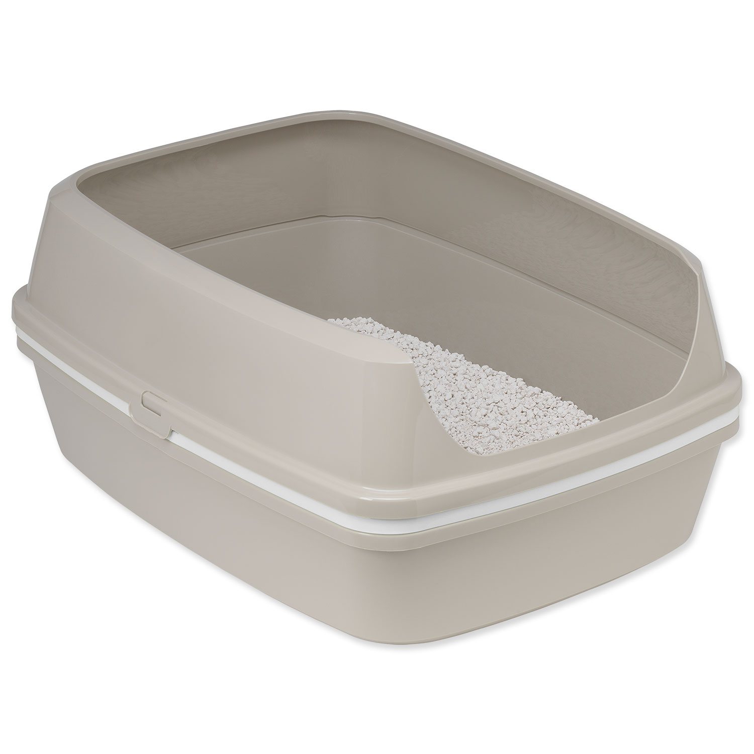 Toaleta Moderna Lift to Sift Large s roštem 50,2x38x23,7cm šedá-KS