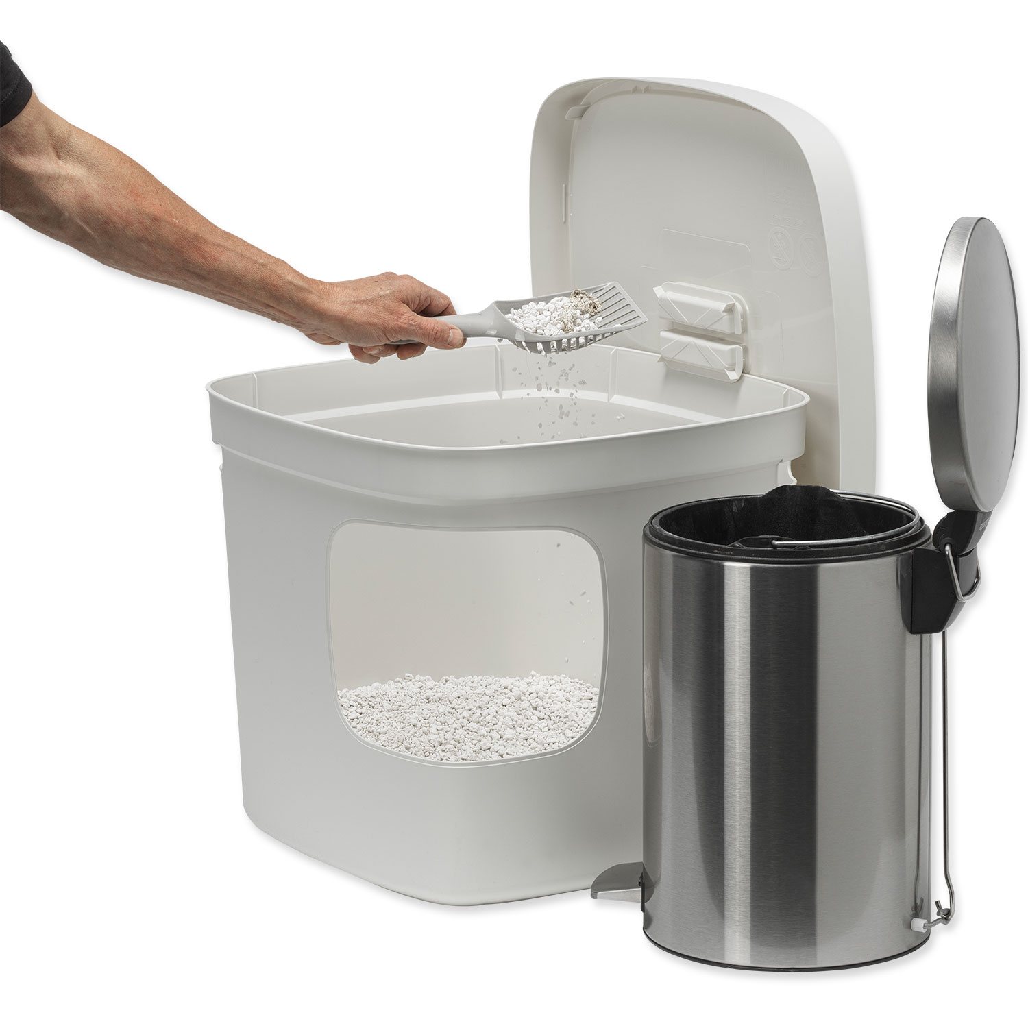 Toaleta Moderna Cubana 49,5x49,5x43cm krémová