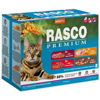 Kapsička Rasco Premium Adult Multi 12x85g-KS