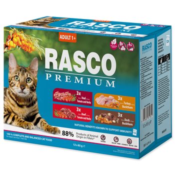 Kapsička Rasco Premium Adult Multi 12x85g-KS