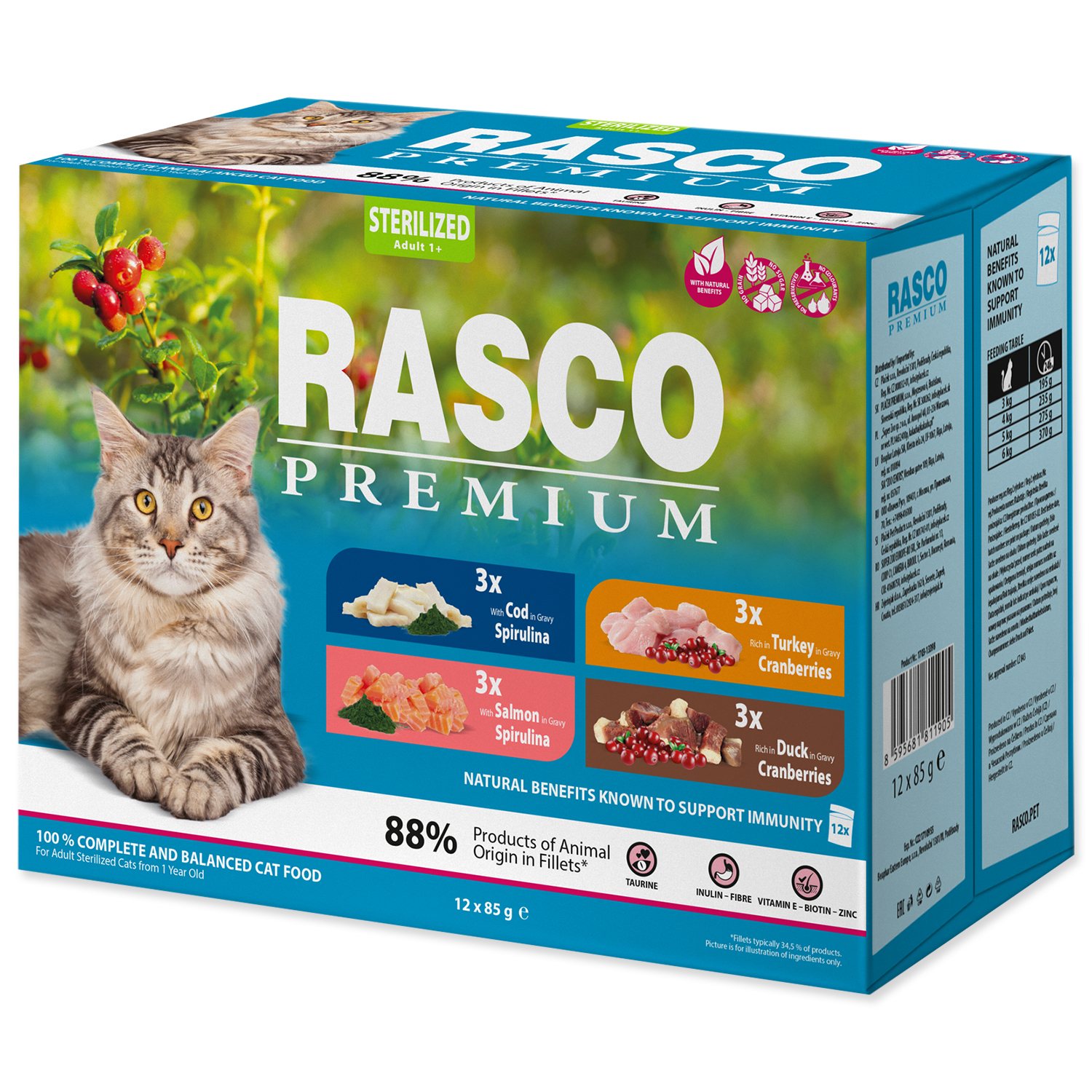 Kapsička Rasco Premium Sterilized Multi 12x85g-KS