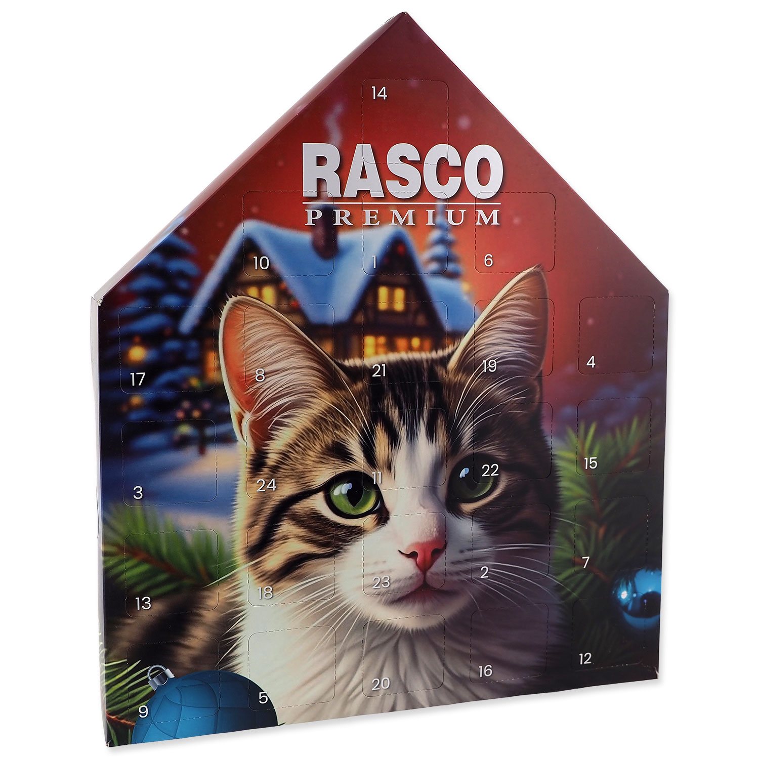 Kalendář Rasco Premium adventní pro kočky