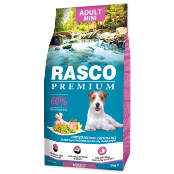 Krmivo Rasco Premium Adult Mini kuře s rýží 1kg-KS