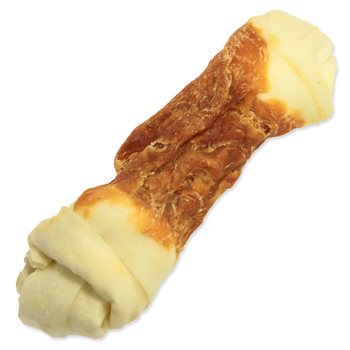 Pochoutka Rasco Premium buvolí kůže obalená kuřecím, uzel 18cm 120g-KS