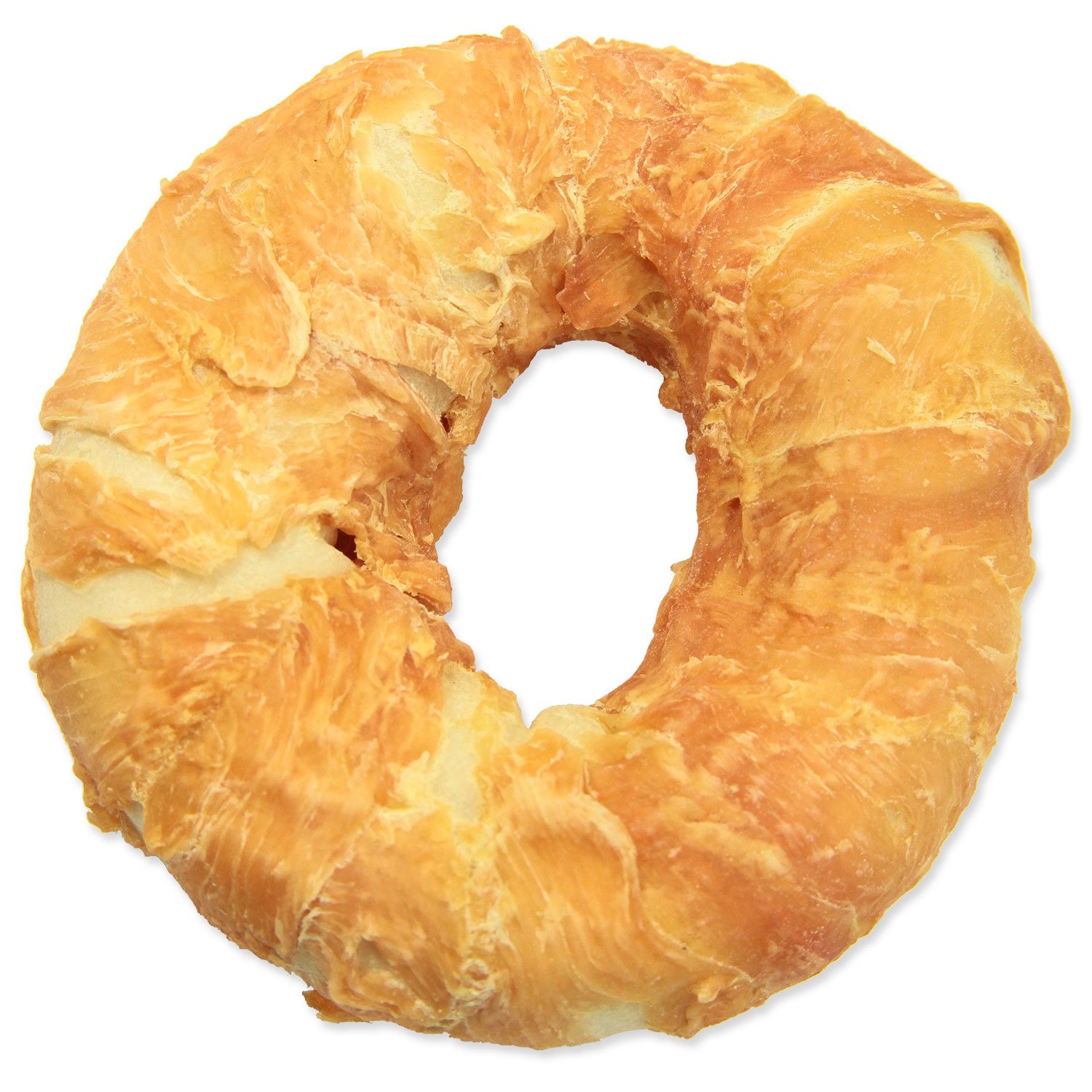 Pochoutka Rasco Premium buvolí kůže obalená kuřecím, kruh 110g-KS