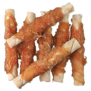 Pochoutka Rasco Premium buvolí kůže obalená kuřecím, tyčinky L 500g-KS